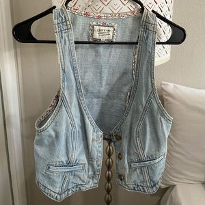 Forever 21 Jean Vest
